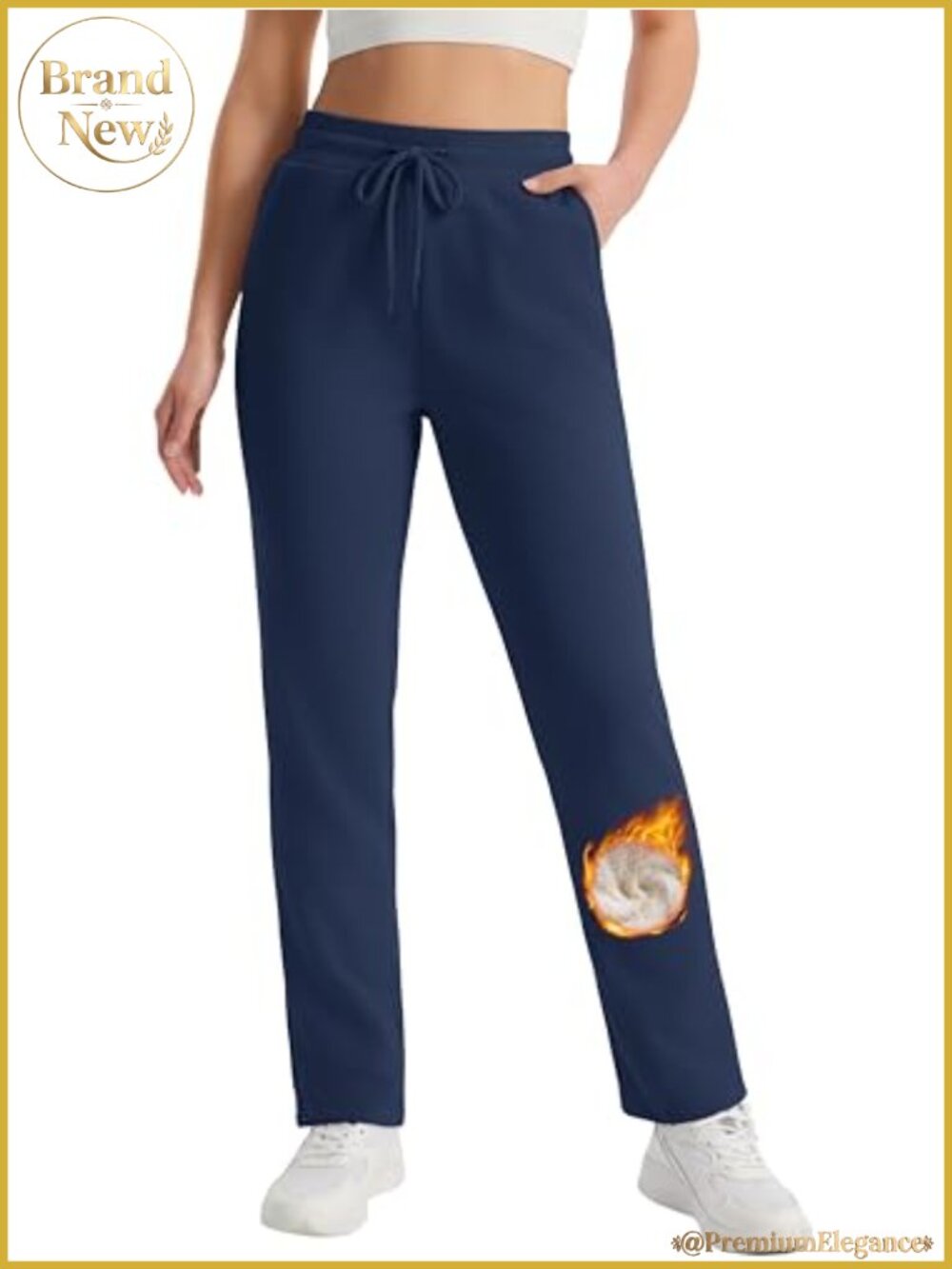 Sherpa Lined Sweatpants Water Resistant Thermal Fleece Pants Outdoor